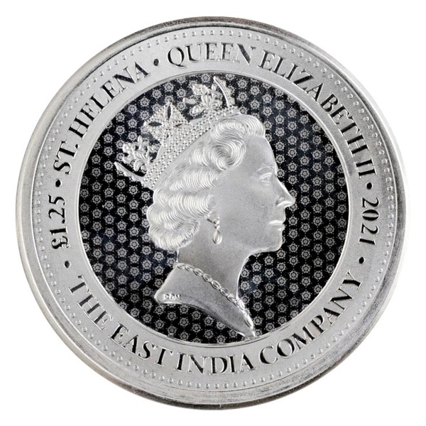 1.25 oz Guinea Rose Crown Silver Coin